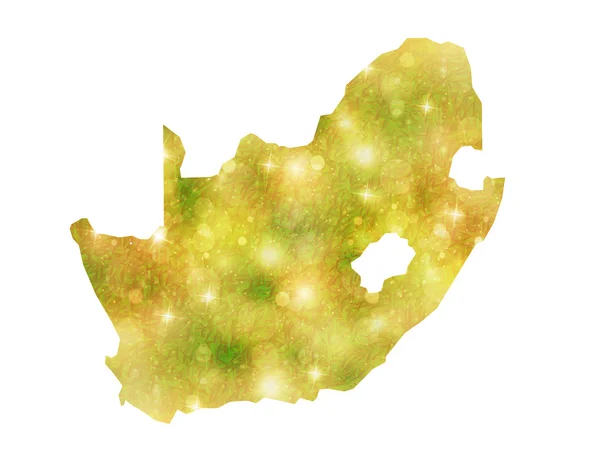 Country map　South Africa — 图库矢量图片